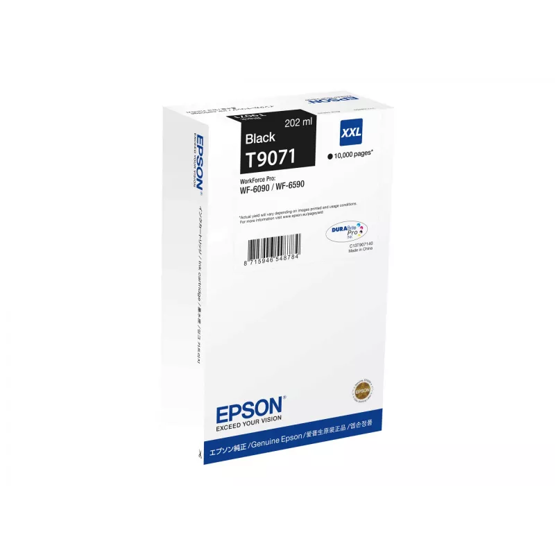 Epson C13T90714N värikasetti 1 kpl alkuperäinen musta