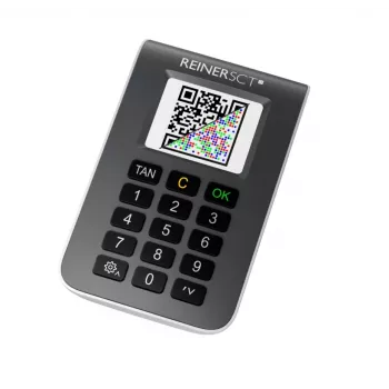 ReinerSCT tanJack photo QR - TAN-generaattori - antrasiitti