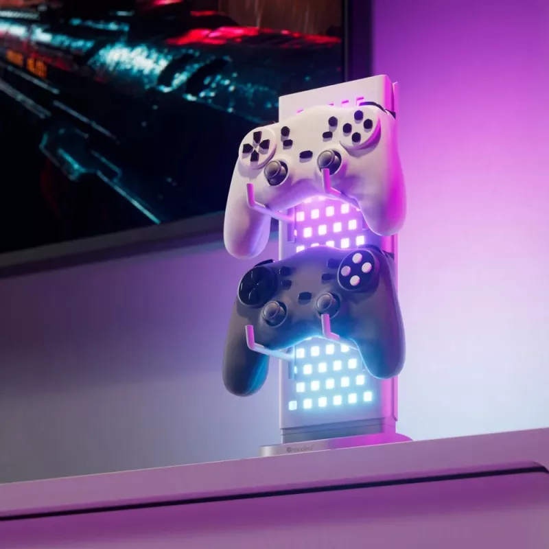 Nanoleaf Pegboard Desk Dock, valkoinen | 15 W | RGB