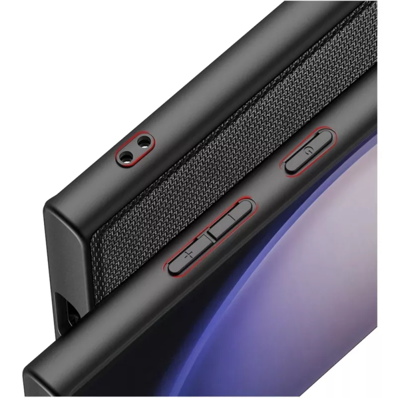 Nevox StyleShell NYLO - Samsung Galaxy S25 Ultra, musta