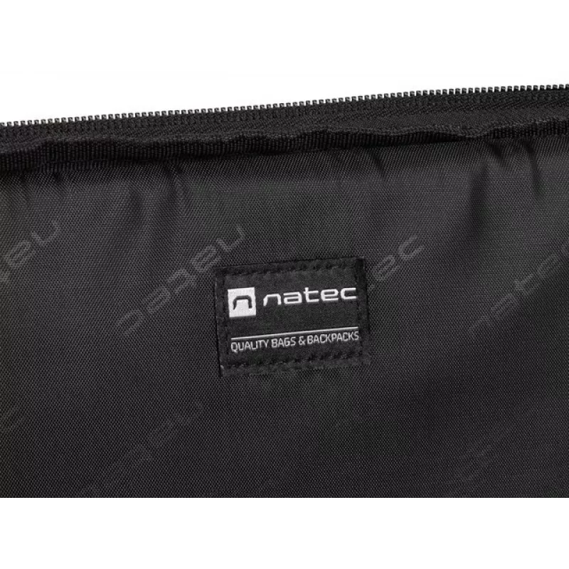 Salkku NATEC Beira 39,6 cm (15,6 inch) — polyesteri, 1 pääosasto, olkahihna, musta