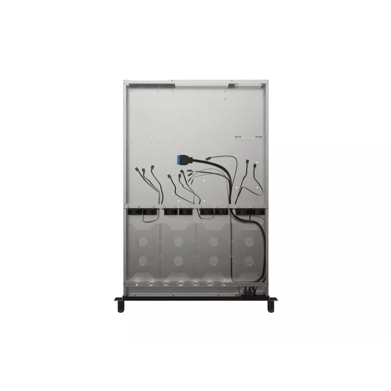 Rack-kotelo Lanberg SC01-6501-12B 1U musta 8 tuuletinta HDD SSD