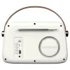 Kannettava radio SAVIO RS-02 — analoginen FM-viritin, Bluetooth 5.3, USB-virtalähde, 3 W, valkoinen
