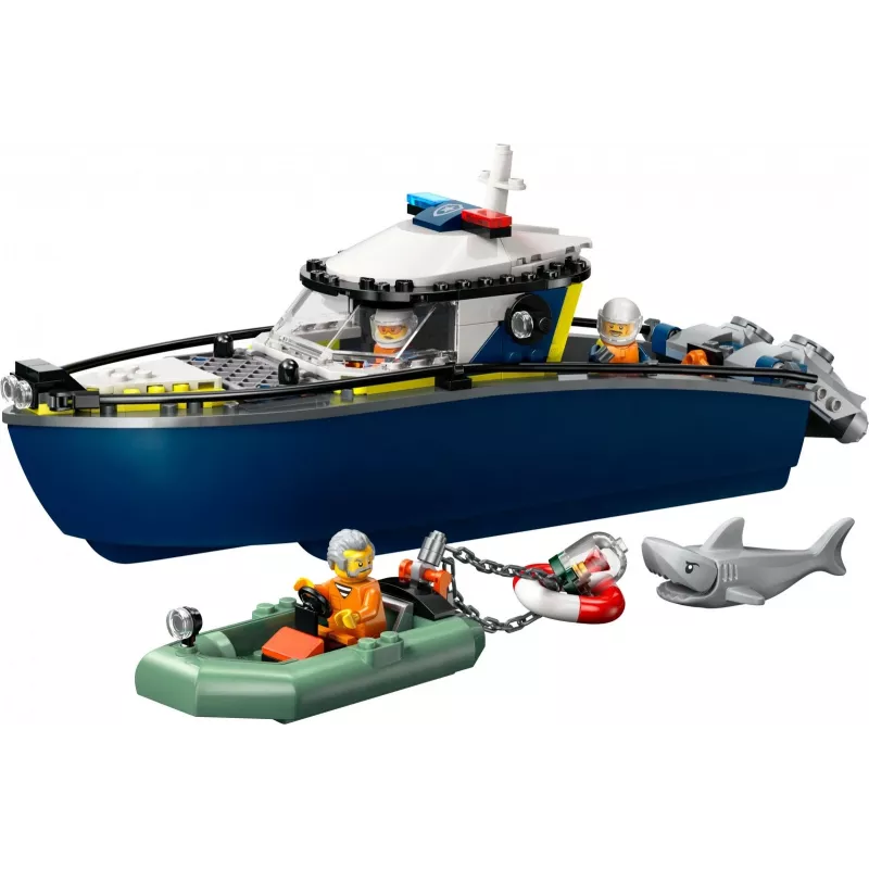 LEGO CITY 60456 Poliisiveneen takaa-ajo