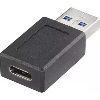 Renkforce USB 2.0 -sovitin [1x USB 3.2 Gen 2 uros A (USB 3.1) - 1x USB-C™ naaras] (RF-4538932)