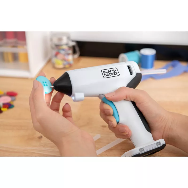 Black+Decker BCGL115-XJ kuumaliimapistooli 3,6 V ladattava akku USB-C-latauskaapeli 1 (BCGL115-XJ)