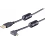 USB-kaapeli S/CONN 13-10001 USB 2.0 1 m musta