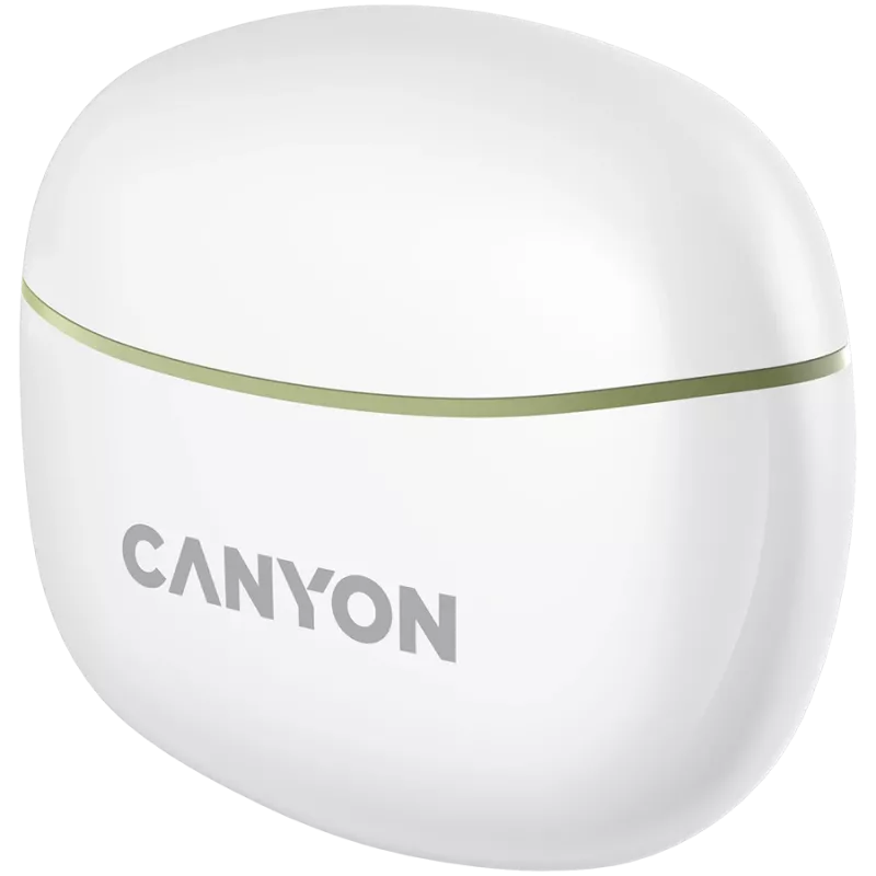 CANYON In-Ear-kuulokkeet TWS-5, vihreä Bluetooth 5.3, kosketusohjaus, lataustulo: USB-C