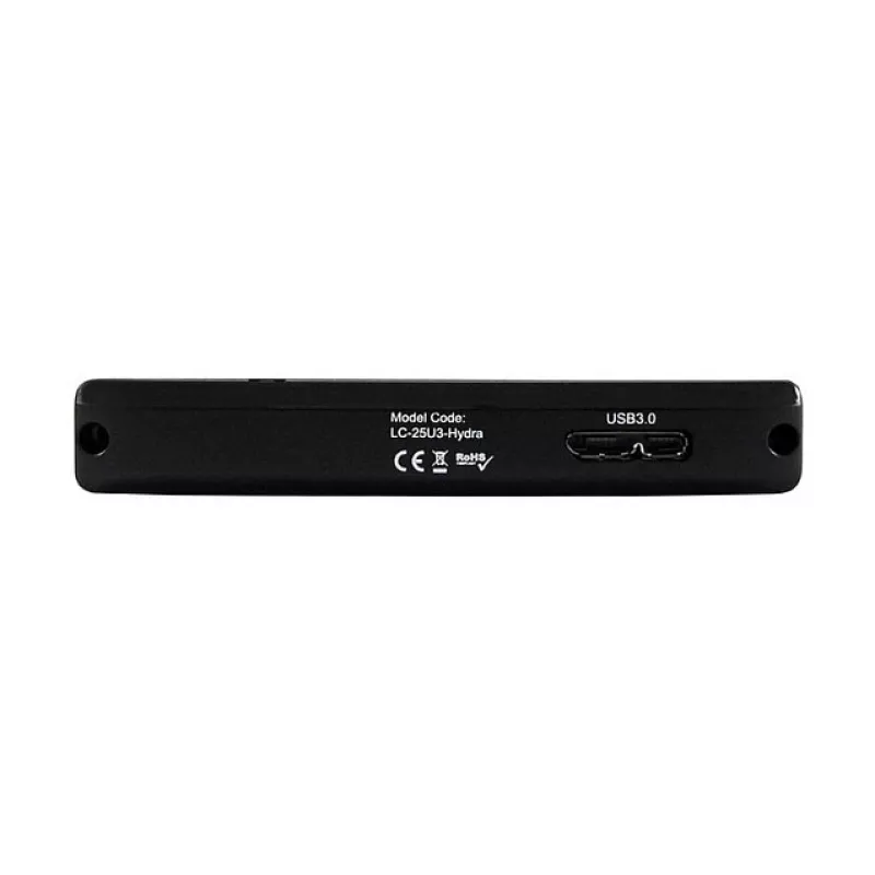 HDD-kotelo LC-Power LC-25U3-Hydra musta 2,5