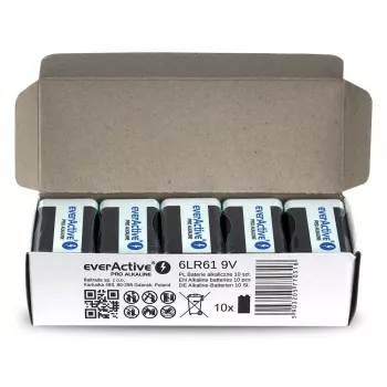 Alkaliparisto EverActive Pro Alkaline 6LR61 9V