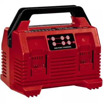 EINHELL Power X-Quattrocharger 4A - universaali Power X-Change laturi 4 akulle (LED-tilanäyttö | rinnakkaislataus | pikalataus | latauksen hallinta | Re