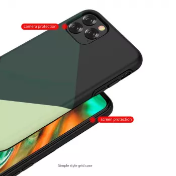 Suojakotelo Devia iPhone 11 Pro Max -puhelimelle – vihreä yksinkertainen muotoilu