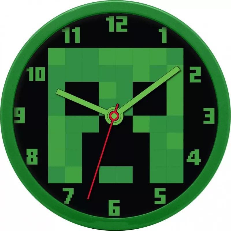 Seinä kello Minecraft 25 cm