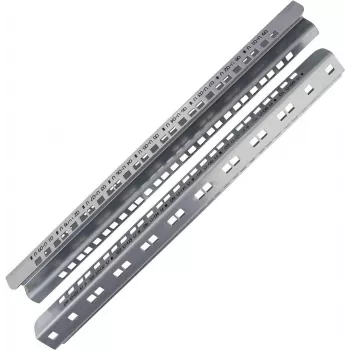 Rack-asennuskiskosarja LOGON RAX405 ruostumaton teräs 48,3 cm