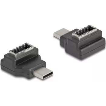 DeLOCK 67235 Adapteri USB Type-C USB Type-E musta