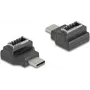 DeLOCK 67235 Adapteri USB Type-C USB Type-E musta