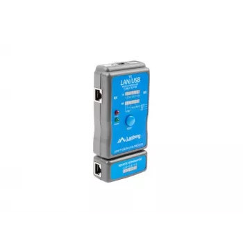 Lanberg NT-0403 verkkokaapelitesteri PoE-testeri sininen