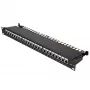 Patch-paneeli - Extralink CAT6A STP, 24 porttia