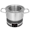 Gastroback 42568 Fondue MultiCook 4in1 ja keittolevy, 1200 W, 2,3 l ruostumattomasta teräksestä valmistettu kattila, 8 haarukkaa