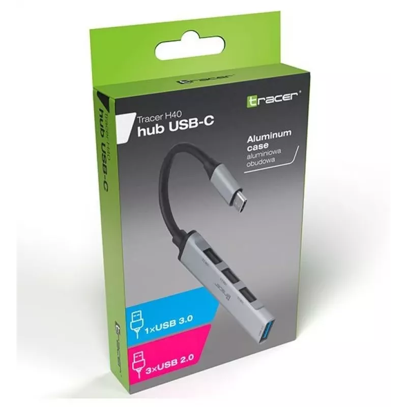 Tracer H40 USB Type-C alumiini USB 3.0 2.0