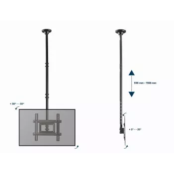 Gembird CM-70 kpl-01 TV-teline/jalusta 177,8 cm (70) musta