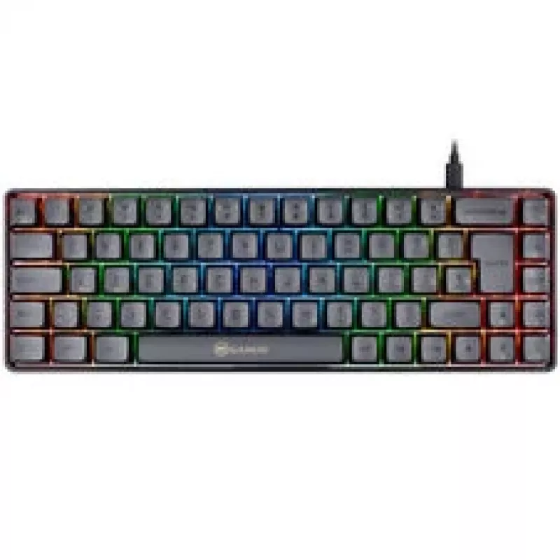 GAMIAC TKL69G SF -pelinäppäimistö, Kailh Blau – musta/harmaa