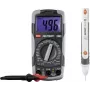 VOLTCRAFT DT-TEST-KIT 150 käsikäyttöinen digitaalimittari CAT III 600 V näyttö (lukemat): 2000 (1214405)