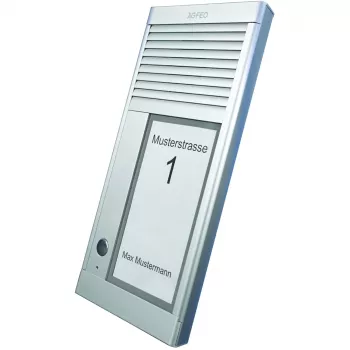 AGFEO DoorSpeak 1, langallinen, IP33, alumiini, alumiini, seinä, 115 mm