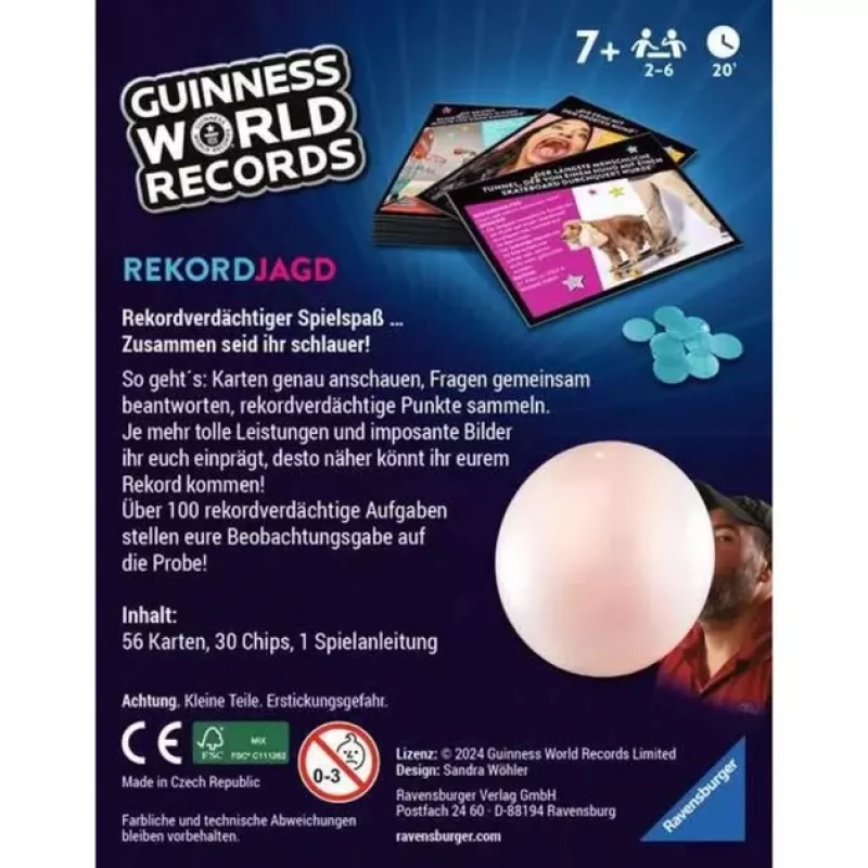 Guinness World Records - Rekordjagd, korttipeli
