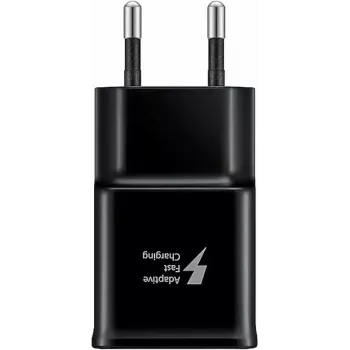 USB-adapteri Samsung EP-TA200EBE pikalaturi irrotettavalla Micro-USB-kaapelilla