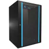 Seinäkiinnitteinen räkki Extralink Rackmount-kaappi 18U 600x600 musta avainlukko