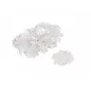 LANBERG RJ-45-liitin PLU-6000 Cat6 U/UTP -kaapelille, läpinäkyvä/valkoinen, 100 kpl:n pakkaus