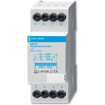 BUSCH JAEGER 8300-0-0045 - 230 V - 50 Hz - valkoinen - CE - ROHS - 36 mm - 65 mm