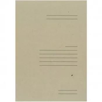 Kartonkinen kansio SEG-1(R) A4 400 g puristimella ja pehmusteella, ruskea