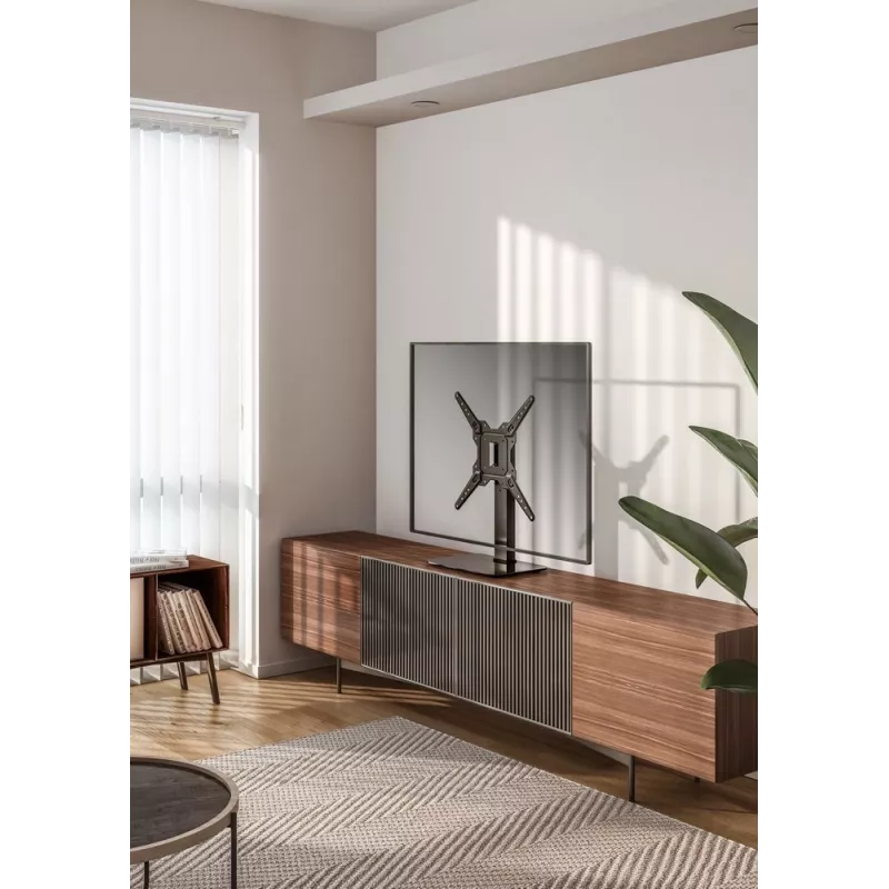 Gembird TVS-D55S-01 pöytä-TV-teline (kääntyvä), 23–55, musta