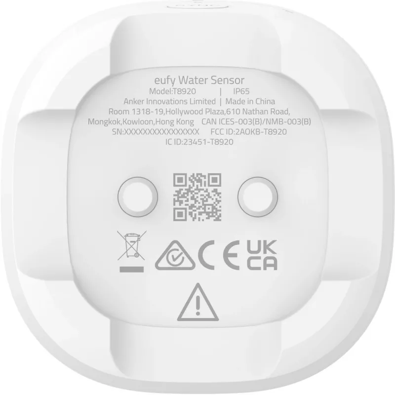 Eufy vuoto- ja pakkasanturi T89203D1, valkoinen