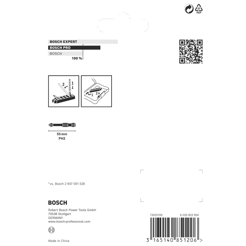 Ruuvauskärkisarja Bosch 2 608 522 330 8 kpl