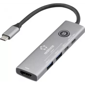 Renkforce USB-C-telakointiasema RF-DKS-908 sopii merkkitelakointiasemille yleiskäyttöinen (RF-6797972)