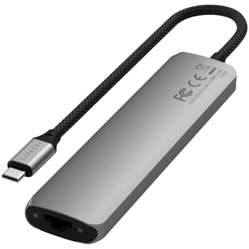 Satechi 7-in-1 USB-C-sovitin Ethernetillä