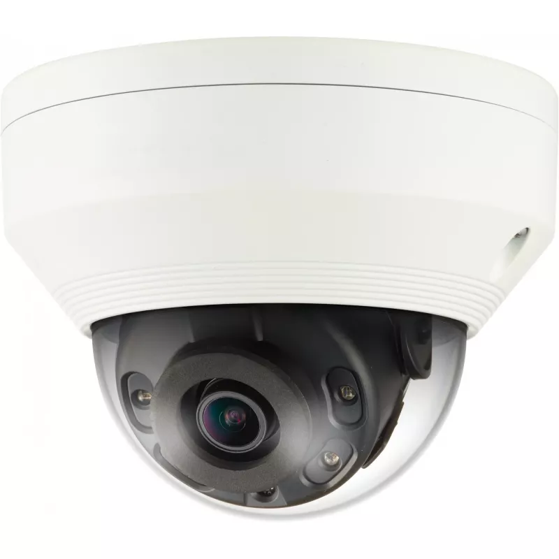 Hanwha QNV-6012R IP-kupolivalvontakamera, ulkokäyttöön, 2 MP, 2,8 mm, infrapuna, IK10, IP66, valkoinen