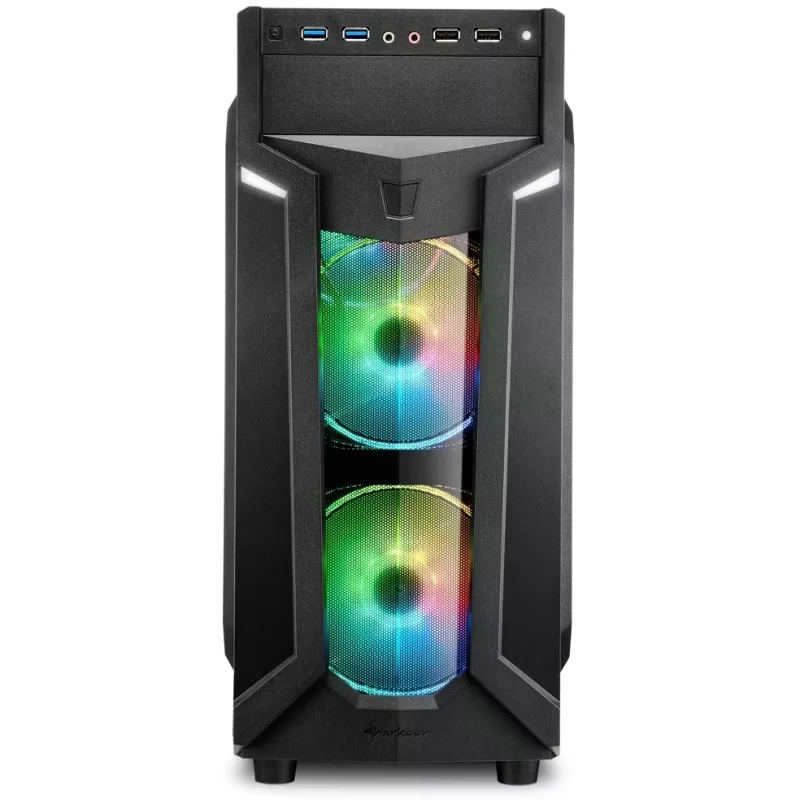 PC-kotelo Sharkoon VG6-W RGB Midi Tower musta
