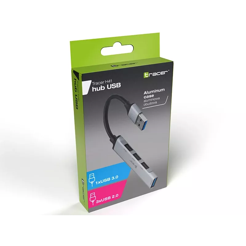 USB-keskitin Tracer 3.0, H41, 4 porttia