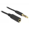 Audiokaapeli DeLOCK 84667 2 m 3,5 mm musta
