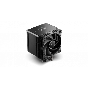 Ilmajäähdytin DeepCool AK500 G2 Digital NYX, 120 mm:n tuuletin, maks. ilmanpaine 3,33 mmH2O, 117×129×159 mm, musta