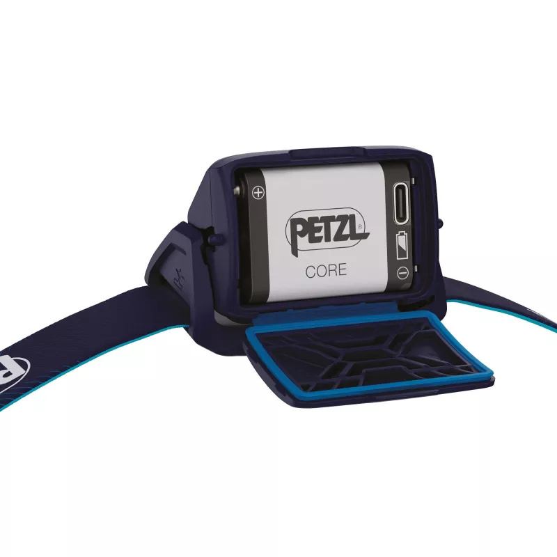 Otsalamppu Petzl Actik Core sininen LED 100 lm USB ladattava