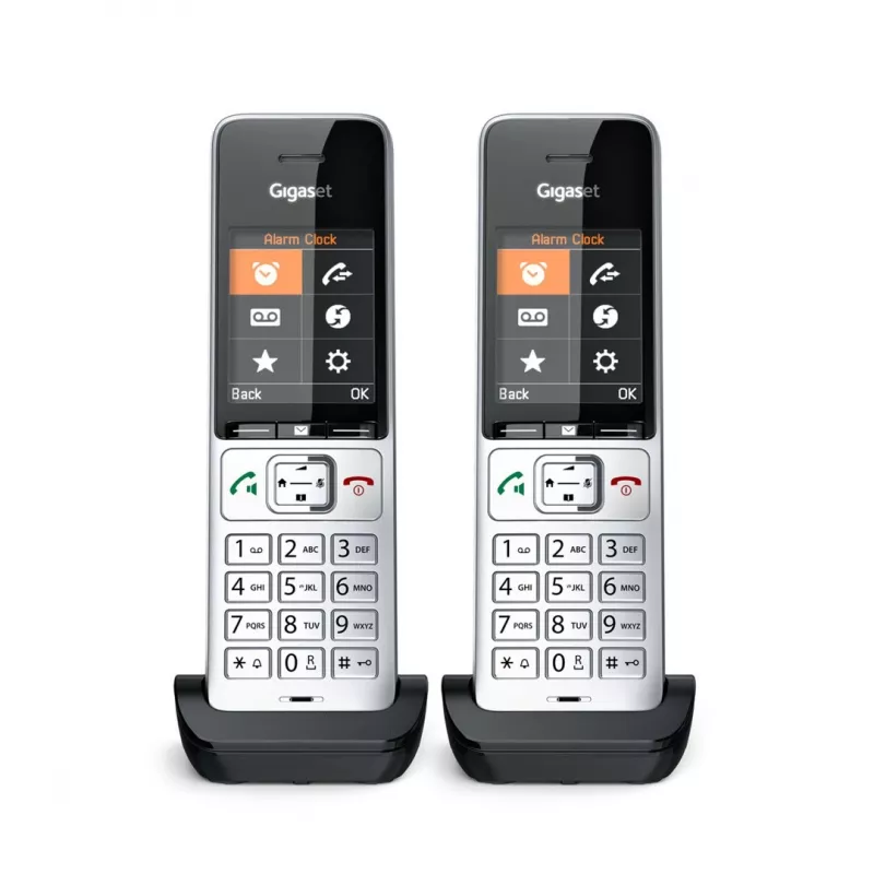 Gigaset COMFORT 500HX duo Analoginen/DECT-puhelin numeronäytöllä musta, hopea