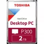 HDD Toshiba P300 2 TB 8,9 cm (3,5 tuumaa) Serial ATA 5400 kierr./min