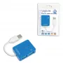 LogiLink USB 2.0 4-porttinen keskitin - sininen - Windows 98SE/ME/200/XP/Vista/2003/7 (UA0136)