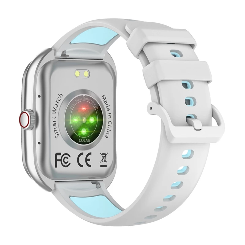Älykello Colmi P86 Silver Bluetooth-sykemittari, hopeinen kotelo