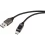 Renkforce RF-6249500 USB-kaapeli hopea